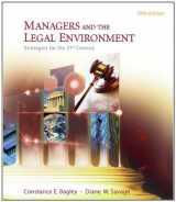 9780324269512-032426951X-Managers and the Legal Environment: Strategies for the 21st Century (Available Titles CengageNOW)