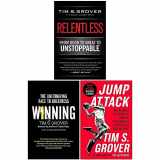 9789124244330-9124244333-Tim S. Grover Winning Series 3 Books Collection Set (Winning, Relentless, Jump Attack)