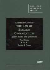 9780314912435-0314912436-An Introduction to the Law of Business Organizations: Cases, Notes and Questions, 3d (American Casebook Series)
