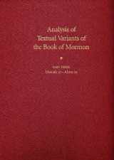 9780934893114-093489311X-Analysis of Textual Variants of the Book of Mormon: Part 3 - Mosiah 17-Alma 20