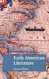 9780521817172-052181717X-The Cambridge Introduction to Early American Literature (Cambridge Introductions to Literature)