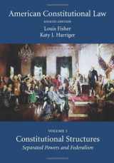 9781594606243-1594606242-American Constitutional Law: Volume One, Constitutional Structures: Separated Powers and Federalism