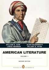 9780134038766-0134038762-American Literature, Volume 1 Plus NEW MyLiteratureLab -- Access Card Package (2nd Edition)