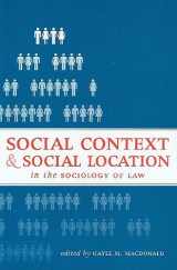 9781551113708-1551113708-Social Context and Social Location in the Sociology of Law