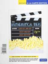 9780321772121-0321772121-Mathematical Ideas, Books a la Carte Plus MML/MSL Student Access Code Card (for ad hoc valuepacks) (12th Edition)