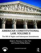 9780367234003-0367234009-American Constitutional Law, Volume II: The Bill of Rights and Subsequent Amendments