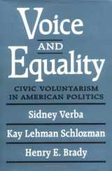 9780674942929-0674942922-Voice and Equality: Civic Voluntarism in American Politics