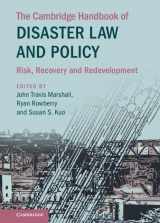 9781108488570-1108488579-The Cambridge Handbook of Disaster Law and Policy: Risk, Recovery, and Redevelopment (Cambridge Law Handbooks)