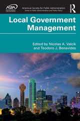 9780367029036-0367029030-Local Government Management (ASPA Series in Public Administration and Public Policy)