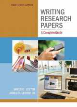 9780321846129-0321846125-Writing Research Papers: A Complete Guide (spiral) with NEW MyCompLab with eText -- Access Card Package (14th Edition)