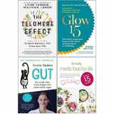 9789123951222-9123951222-The Telomere Effect, Glow15, Gut & The Healthy Medic Food for Life 4 Books Collection Set