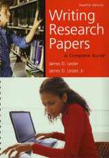 9780321457998-0321457994-Writing Research Papers (spiral bound) (12th Edition)