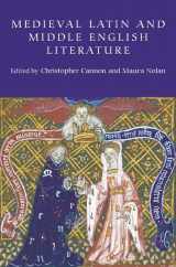 9781843842637-1843842637-Medieval Latin and Middle English Literature: Essays in Honour of Jill Mann