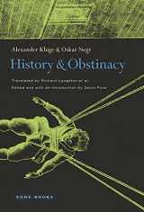 9781935408468-1935408461-History and Obstinacy (Mit Press)