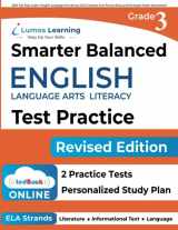 9781940484754-1940484758-SBAC Test Prep: Grade 3 English Language Arts Literacy (ELA) Common Core Practice Book and Full-length Online Assessments: Smarter Balanced Study Guide (SBAC by Lumos Learning)