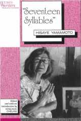 9780813520537-0813520533-'Seventeen Syllables': Hisaye Yamamoto (Women Writers: Texts and Contexts)