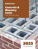 9781955341530-1955341532-Concrete & Masonry Costs With RSMeans Data 2023 (Means Concrete & Masonry Cost Data)