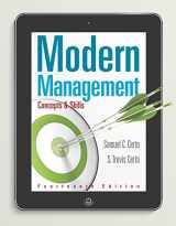 9780133997088-0133997081-Modern Management: Concepts and Skills Plus MyLab Management with Pearson eText -- Access Card Package (14th Edition)