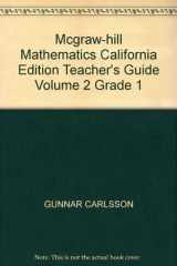 9780021001910-002100191X-Mcgraw-hill Mathematics California Edition Teacher's Guide Volume 2 Grade 1