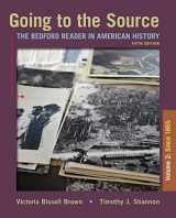 9781319106287-1319106285-Going to the Source, Volume II: Since 1865: The Bedford Reader in American History