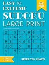 9781786647757-1786647753-Easy to Extreme Sudoku Large Print (Blue): Keeps You Sharp (Puzzle Power)