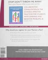 9780134042022-0134042026-Collaborative Consultation in the Schools: Effective Practices for Students with Learning and Behavior Problems -- Enhanced Pearson eText