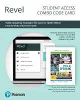 9780135255384-0135255384-Public Speaking: Strategies for Success -- Revel + Print Combo Access Code