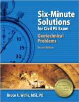 9781591261414-1591261414-Six-Minute Solutions for Civil PE Exam Geotechnical Problems, 2nd Ed