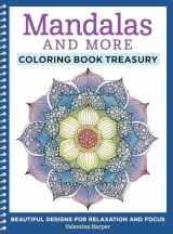 9781497200234-1497200237-Mandalas and More Coloring Book Treasury: Beautiful Designs for Relaxation and Focus (Design Originals) 96 Delightful One-Side-Only Designs on Extra-Thick Perforated Paper in a Spiral Lay-Flat Binding