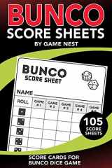 9781951791087-1951791088-Bunco Score Sheets: 105 Score Keeping Pads | Bunco Dice Game Kit Book (Small 6" x 9” Score Cards)