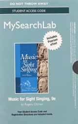 9780205939749-0205939740-MySearchLab with Pearson eText -- Student Access Card -- for Music for Sight Singing (9th Edition)