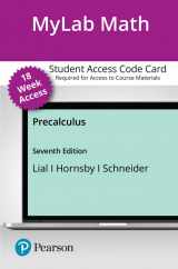 9780135924051-0135924057-Precalculus -- MyLab Math with Pearson eText Access Code
