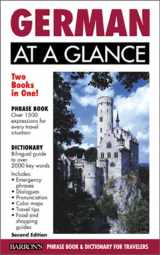 9780764112553-0764112554-German at a Glance Book: Phrase Book & Dictionary for Travelers (At a Glance Phrasebooks) (German Edition)