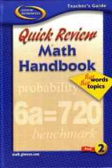 9780078601279-0078601274-Glencoe Mathematics: Quick Review Math Handbook- Teacher's Guide, Book 2