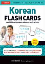 9780804844826-0804844828-Korean Flash Cards Kit: Learn 1,000 Basic Korean Words and Phrases Quickly and Easily! (Hangul & Romanized Forms) Downloadable Audio Included