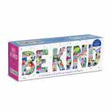 9780735368606-0735368600-Galison Be Kind Panoramic Puzzle from Galison - 1000 Piece Landscape Jigsaw Puzzle Collaboration with The Born This Way Foundation, 39" x 14", Included is a 21 Days of Kindness Fill-in Calendar