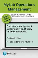 9780137476411-0137476418-Operations Management: Sustainability and Supply Chain Management -- MyLab Operations Management with Pearson eText Access Card
