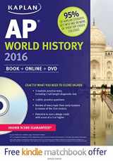 9781625231420-1625231423-Kaplan AP World History 2016: Book + DVD (Kaplan Test Prep)
