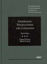 9780314267481-0314267484-Contracts: Transactions and Litigation, 3rd Edition (American Casebook)