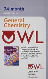 9781111673963-1111673969-OWL 24-Months Printed Access Card for Masterton/Hurley's Chemistry: Principles and Reactions, 7th