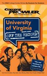 9781427402035-1427402035-University of Virginia: Off the Record - College Prowler (Off the Record)
