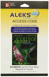 9780078037627-007803762X-ALEKS 360 Access Card (11 weeks) for College Algebra Essentials