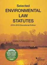 9781640209466-1640209468-Selected Environmental Law Statutes, 2018-2019 Educational Edition (Selected Statutes)
