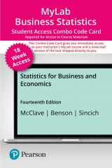 9780137334803-013733480X-Statistics for Business and Economics -- MyLab Statistics with Pearson eText + Print Combo Access Code