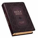 9781432117979-1432117971-KJV Holy Bible, Giant Print Standard Size Faux Leather Red Letter Edition - Thumb Index & Ribbon Marker, King James Version, Dark Brown