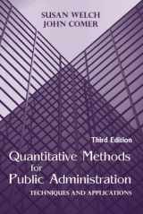 9781577664932-1577664930-Quantitative Methods for Public Administration: Techniques and Applications