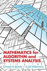 9780486442501-0486442500-Mathematics for Algorithm and Systems Analysis (Dover Books on Mathematics)