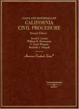 9780314149992-0314149996-Cases and Materials on California Civil Procedure, Second Edition (American Casebook Series)