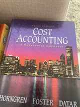 9780137605545-0137605544-Cost Accounting: A Managerial Emphasis (10th Edition)