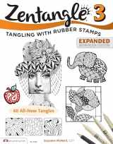 9781574219111-1574219111-Zentangle 3, Expanded Workbook Edition: Tangling With Rubber Stamps (Design Originals) 40 Original Tangle Patterns, Interactive Exercises, and Stamping Ideas & Inspiration for All Skills Levels